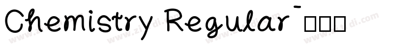 Chemistry Regular字体转换